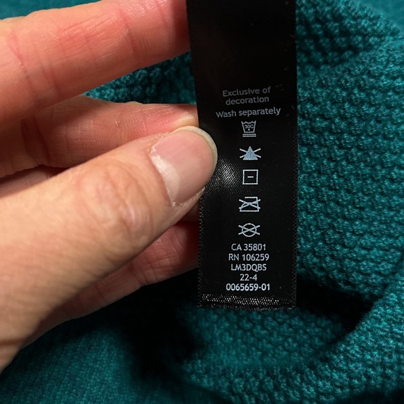 Lululemon Textured Knit Crewneck Green Jasper Coolmax Sweater Mens Large - Picture 7 of 8